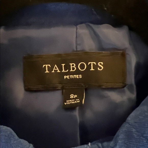 Talbots Royal Blue Women's Blazer - Picture 2 of 3